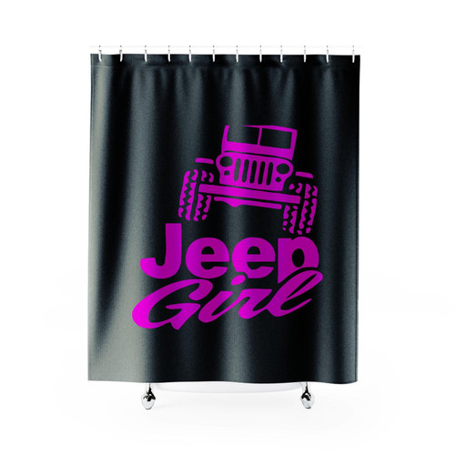 Jeep Girl Shower Curtain