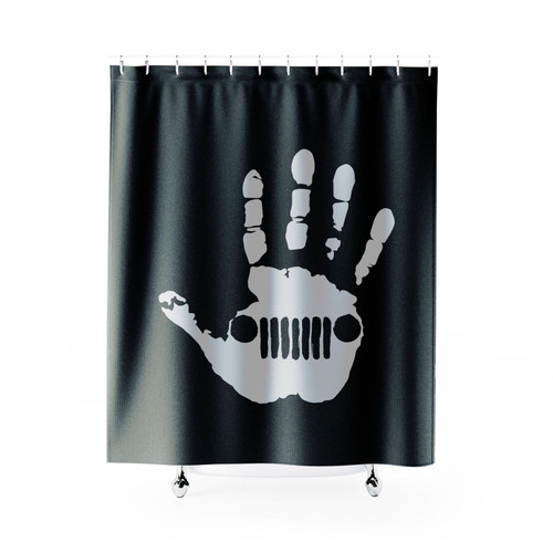 Jeep Hand Shower Curtain