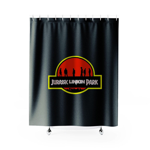 Jurassic Park Parody Inspired Linkin Park Shower Curtain
