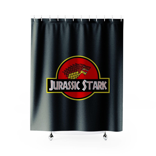Jurassic Stark Game Of Thrones Jurassic Park Shower Curtain