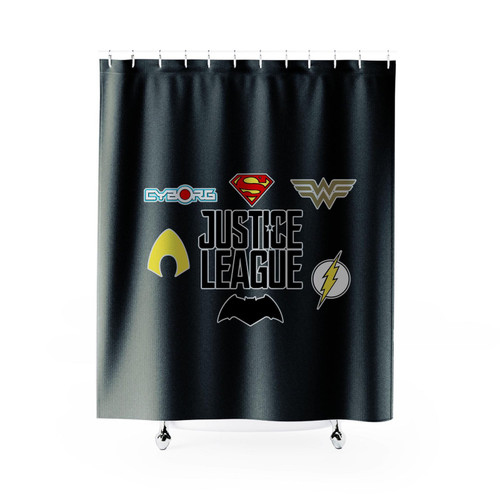 Justice League Set Visit Shower Curtain