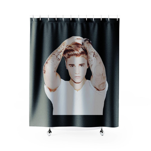 Justin Bieber Cool Sexy Shower Curtain