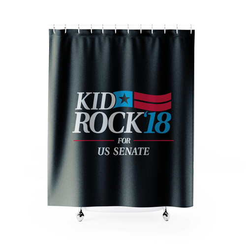Kid Rock For Us Senate Shower Curtain