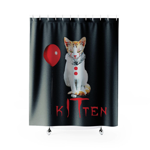 Kitten It Movie Cat Shower Curtain