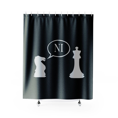 Knights Who Say Ni Monty Python And The Holy Grail Chess 1 Shower Curtain