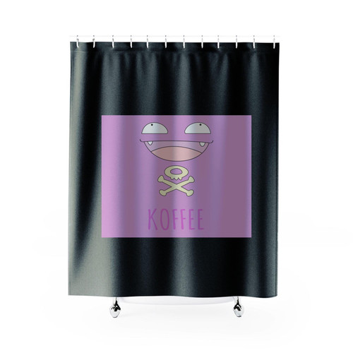 Koffee Koffing Pokemon Shower Curtain
