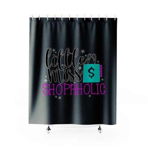 Little Miss Shopaholic Shower Curtain
