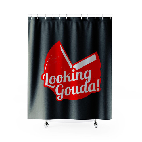 Looking Gouda Shower Curtain