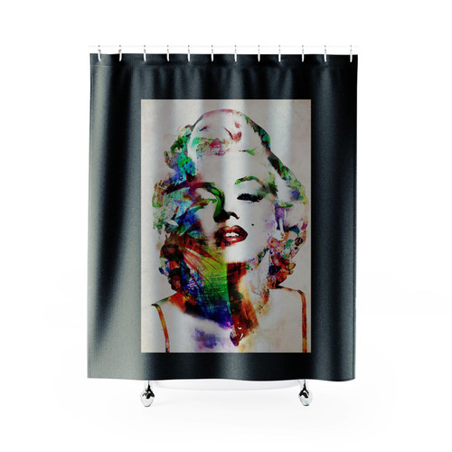 Marilyn Monroe American Actress Blonde Famous 1 Shower Curtain