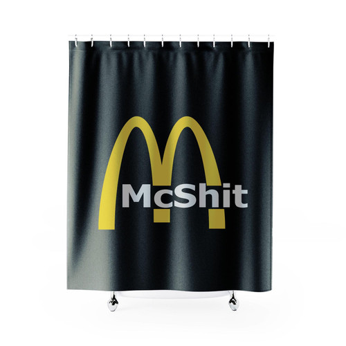 Mc Shit Shower Curtain