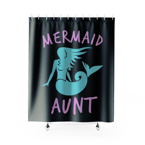 Mermaid Aunt Shower Curtain