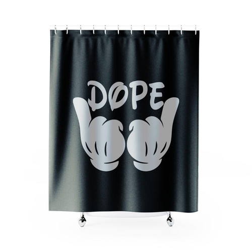 Mickey Hands Dope Classic Shower Curtain