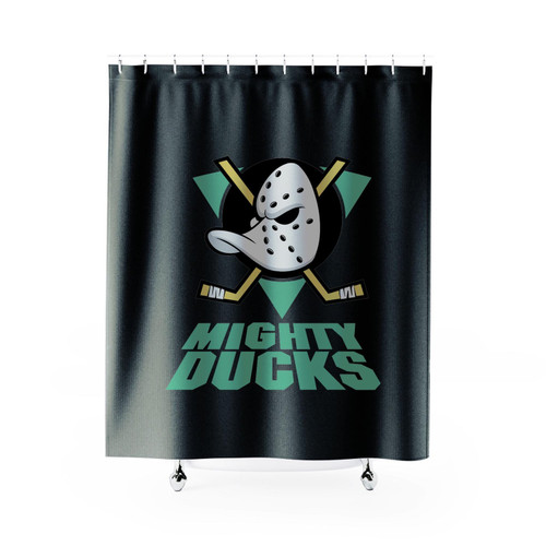 Mighty Ducks Logo Club Shower Curtain