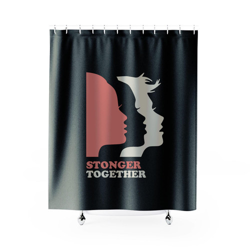 Million Women March Stronger Together March On Washington Feminist Hillary Clinton Shower Curtain