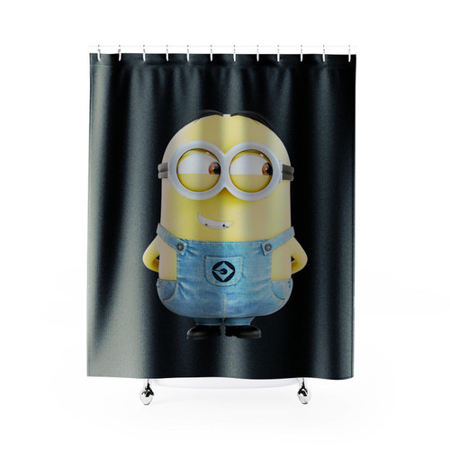 Minions Despicable Me Face Angry Shower Curtain