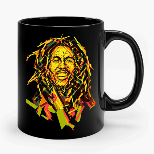 Bob Marley Reggae Mosaic Ceramic Mug