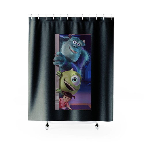 Monster Inc Disney Cartoon Anime Shower Curtain