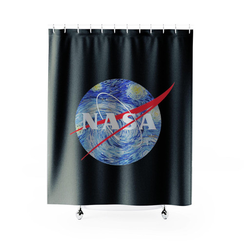 Nasa Starry Night Shower Curtain