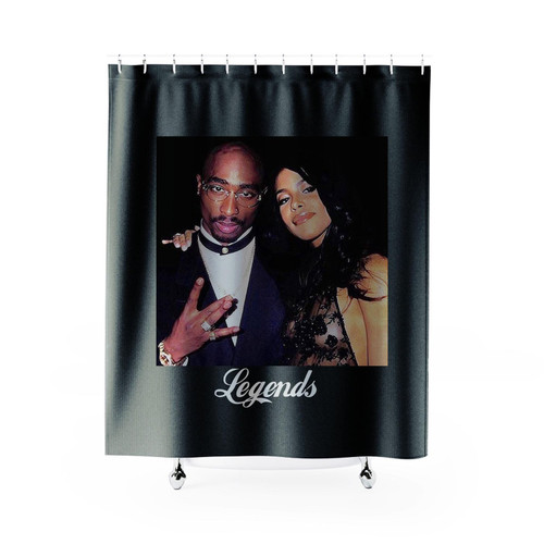 2Pac And Aaliyah Legends Shower Curtain