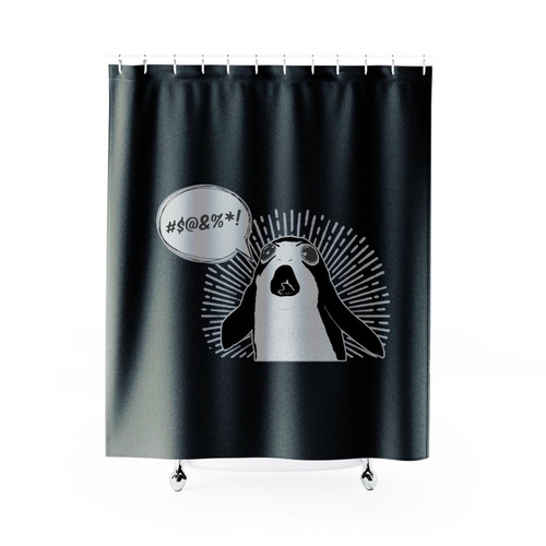 Angry Porg Star Wars The Last Jedi Shower Curtain