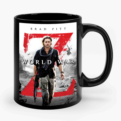 brad pitt movie world war Ceramic Mug