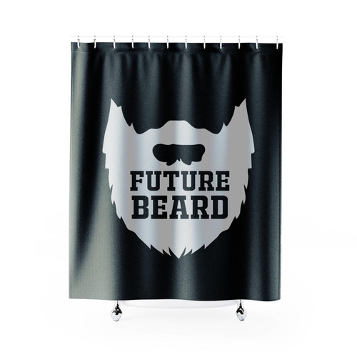 Baby Beard, Dad And Baby Matching Father Son Daddy Daughter Dad Son 2 Shower Curtain