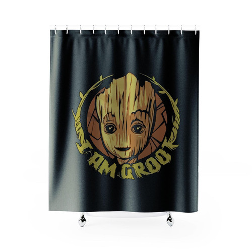 Baby Groot I Am Groot Guardians Of The Galaxy 1 Shower Curtain