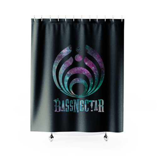 Bassnectar Logo Galaxy Shower Curtain