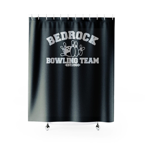 Bedrock Bowling Team Shower Curtain