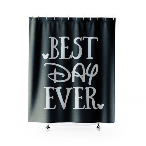 Best Day Ever Disney Shower Curtain