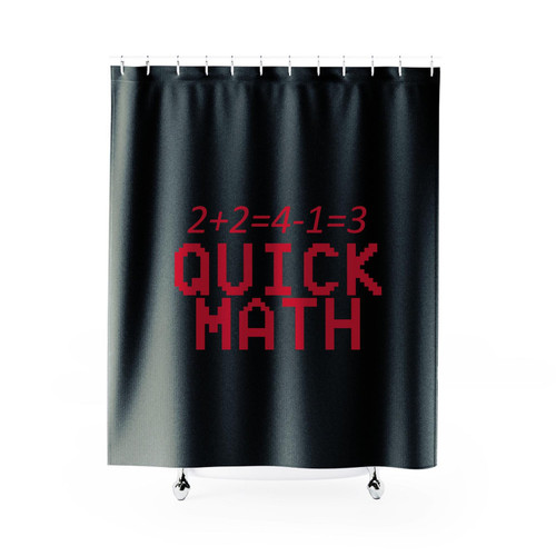 Big Shaq Quick Math Man's Not Hot Shower Curtain