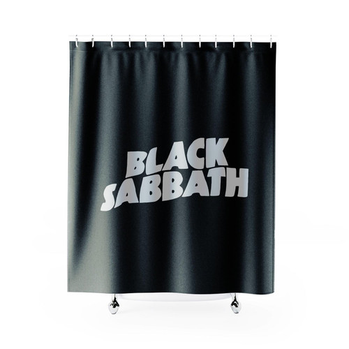 Black Sabbath Logo Shower Curtain