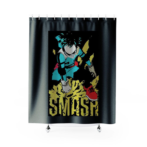 Boku No Hero Academia Smash Shower Curtain