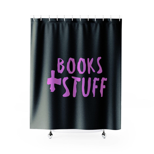 Book Stuff Shower Curtain