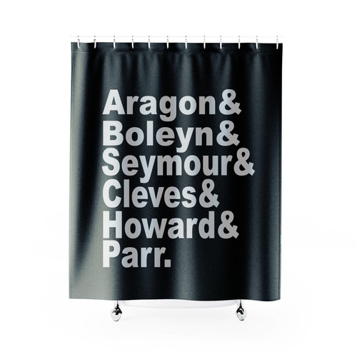 British History Wives Of Henry Viii Shower Curtain