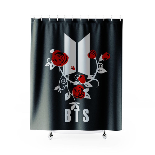 Bts Bangtan Boys Kpop Gorgeous Rose Shower Curtain