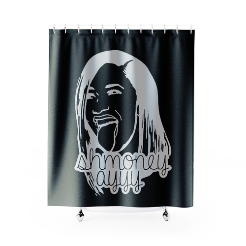 Cardi B Shmoney Shower Curtain