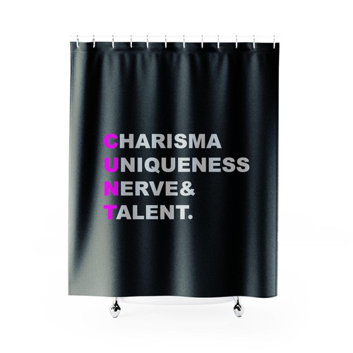 Charisma Uniqueness Nerve And Talent Shower Curtain