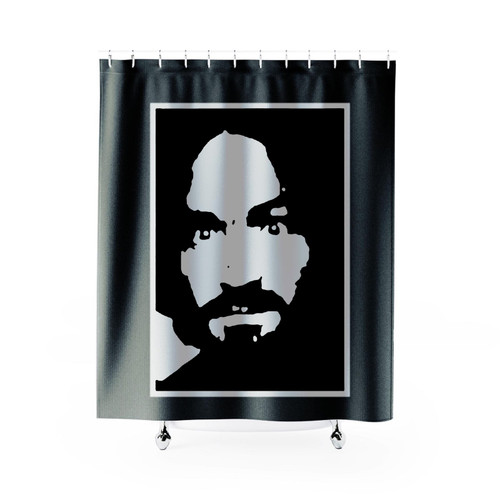 Charlie Don't Surf Charles Manson Shower Curtain