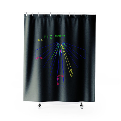 Cool Ready Player One Tempest Video Game Atari Arcade Gameplay Shower Curtain