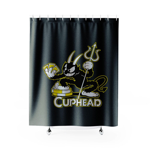 Cuphead Deal With The Devil Shower Curtain