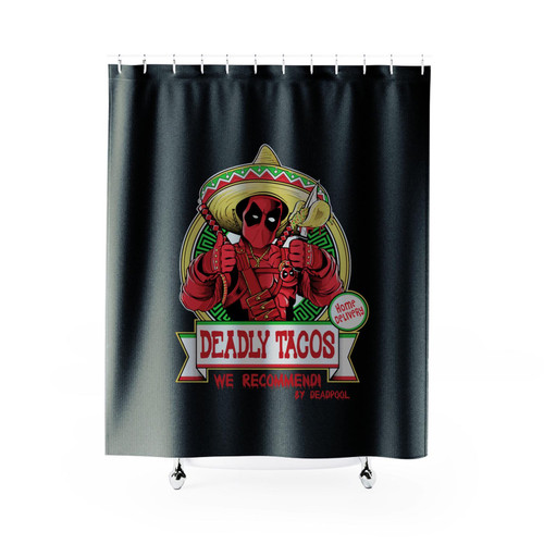Deadpool Deadly Mexican Mercenary Shower Curtain