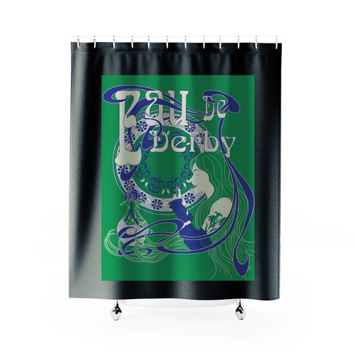 Eau De Derby Roller Shower Curtain