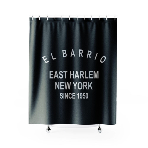 El Barrio East Harlem Inspired Shower Curtain