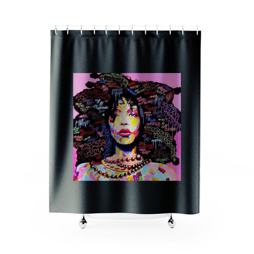Erykah Badu Shower Curtain