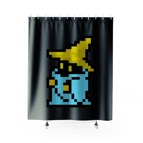 Final Fantasy Black Mage Shower Curtain