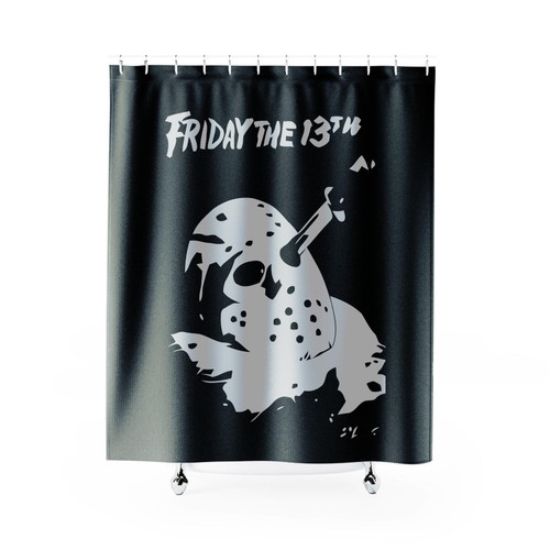 Friday The 13 Th Jason Voorhees Hockey Mask Shower Curtain