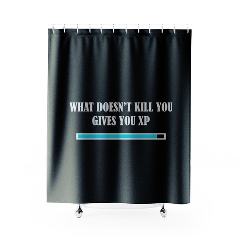 Funny Dnd What Doesn't Kill You Xp Experience Points Shower Curtain