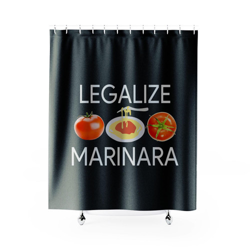 Funny Legalize Marinara Shower Curtain