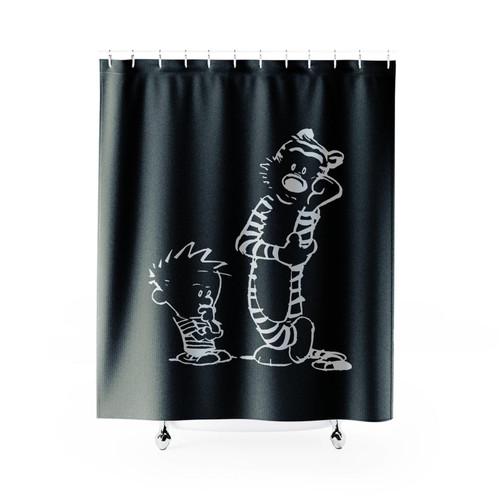 Funny Tiger Calvin And Hobbes Cool Shower Curtain